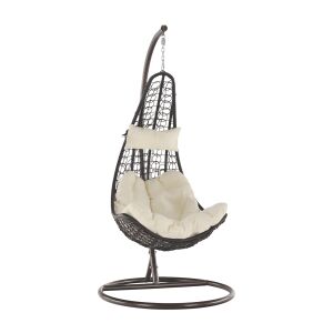 Kalea 2 New Liegesessel mit Kissen #braun-creme