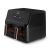 Berlinger Haus Black Rose Doppel-Airfryer, schräge Seitenansicht mit Display