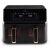 Berlinger Haus Black Rose double air fryer, front view with display