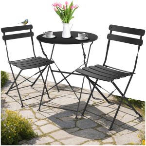 Frieda Folding Bistro Set for 2 112270704 - TecTake Garden Seating Set