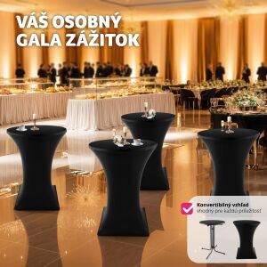 Eren Folding Bar Table with Cover 90x110cm 138304039 - Kitchen Furniture