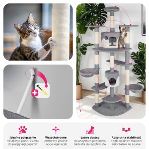 Fippi Cat Scratching Post 201 cm 118563591 - Cat Furniture
