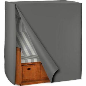 Gray polyester beach chair cover - Garden Furniture Cover