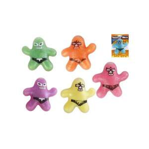 5 darabos Squeeze Ninja stresszlabda szett különböző színekben: zöld, narancs, lila, sárga és rózsaszín - Stresszlabda