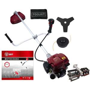 DDT-1000L 4 ütemű benzines fűkasza kultivátorral, 7 LE, 62 CC, 3 kiegészítővel - DDT
