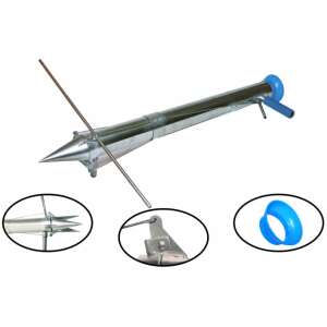 Micul Fermier inox palántaültető, rozsdamentes acél palántaültető eszköz, kézi ültetési eszköz, palántaültető eszköz paradicsomhoz, paprikához, dinnyéhez, görögdinnyéhez, burgonyához és nagy magvakhoz - Ültetőszerszám