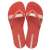 Ipanema Kirei női piros papucs, felülnézet