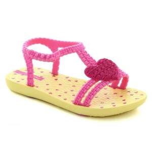 Ipanema My First Baby szandál sárga és rózsaszín színben, szívvel díszítve - Ipanema