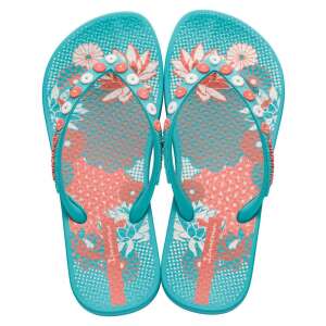 Ipanema Anatomic Lovely Kids kék virágmintás papucsok - Ipanema