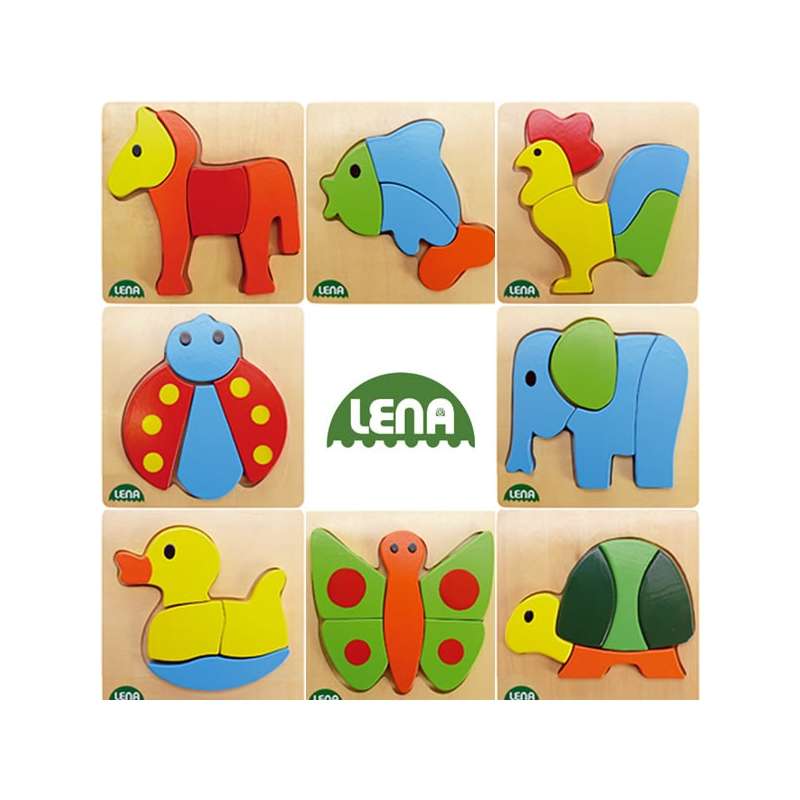 Lena Állatok gyerek Puzzle - Többféle