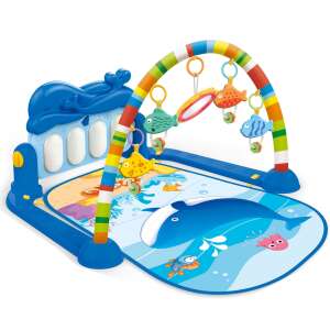 Pepita interactive play mat with piano and play arch - Sea animals #blue - Baby Gyms & Play Mat and Foam Puzzle