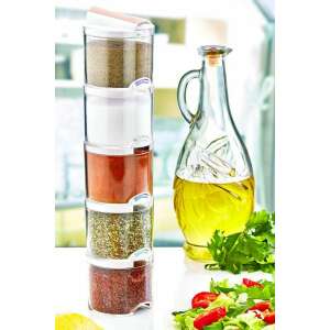 Ft-050 stapelbare Gewürzgläser mit verschiedenen Gewürzen, Küchenaufbewahrungslösung - Lagerung & Organisation