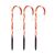 Home CDY3LED Zuckerstangen Lichter Set, Weihnachtsdekoration für den Außenbereich