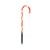 Single Home CDY3LED Lighted Candy Cane, Outdoor Christmas Decoration