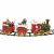 Božićni set vlakića Home TRN02 s Djedom Mrazom, snjegovićem i sobom