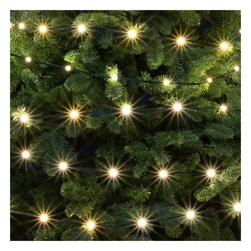 Home LED158DWW DOT LED String Lights, Indoor/Outdoor, 150 Warm White LEDs, 8 Lighting Modes, 15m String Length 143712059