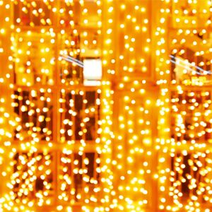 Home KAF200DWW perdea luminoasă cu LED alb cald pentru decor interior și exterior - Home by Somogyi