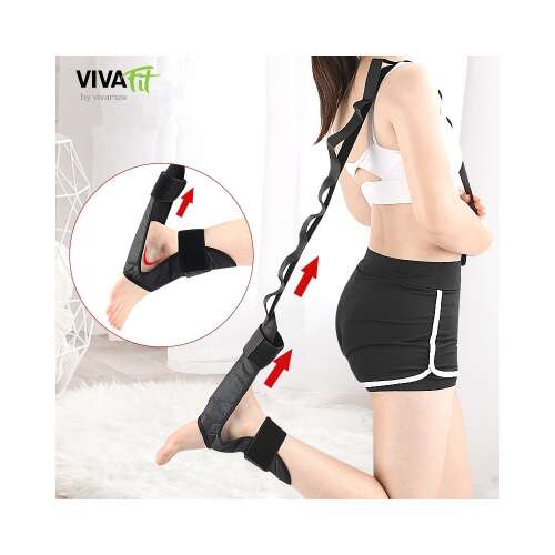 Vivafit GYVLNY Multifunkciós lábnyújtó heveder nyújtáshoz és rugalmasság fejlesztéséhez