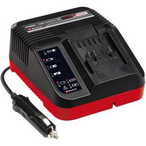 Einhell Power X-Car Charger 3A, ładowarka akumulatorowa 18V do samochodu, z wtyczką do zapalniczki - Einhell