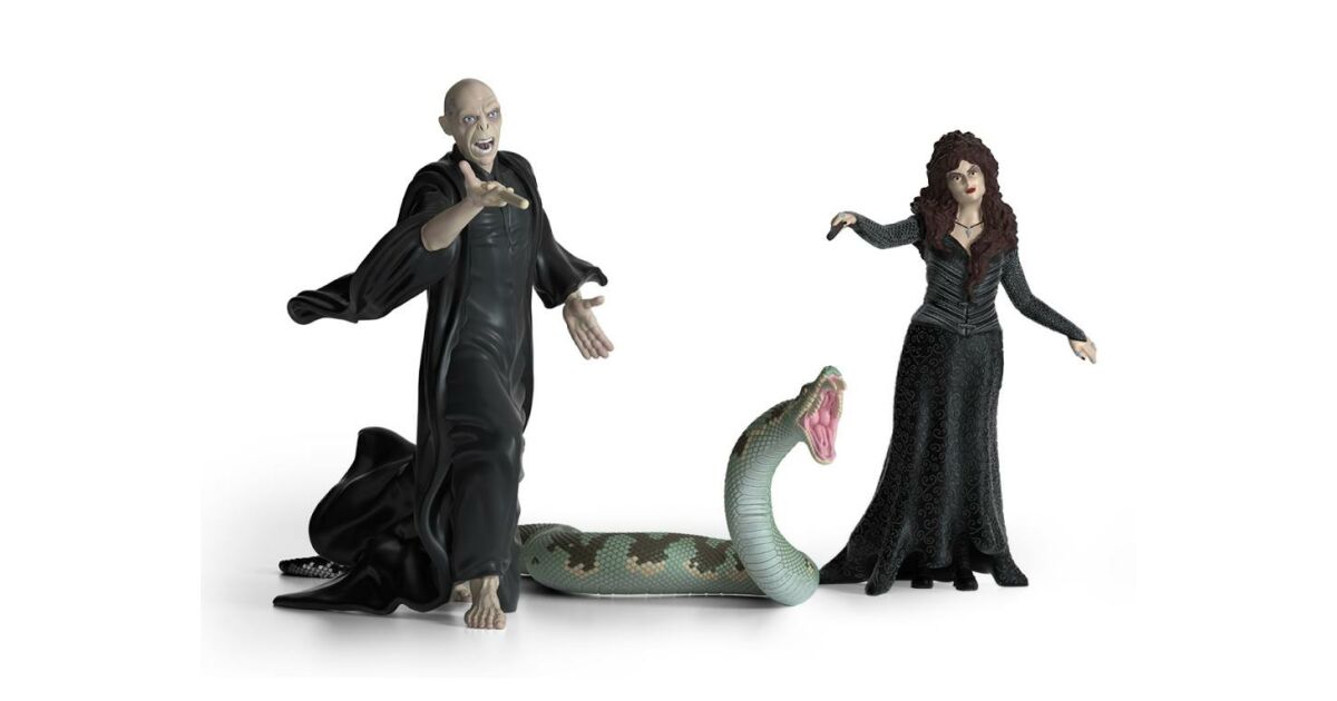 SCHLEICH® 42684 (MAAND KNALLER) Harry Potter® Heer Voldemort met Nagini & Bellatrix van Detta – Otten Speelgoed 2.0