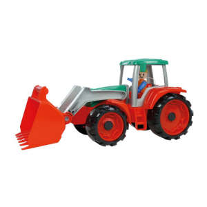 Lena Játék Traktor 34cm #piros-szürke 30476548 Munkagépek gyerekeknek - Traktor