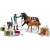 Schleich Horse Club Advent Calendar with a girl, two horses, a cat, and various accessories