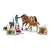 Schleich Horse Club Adventi Naptár egy lánnyal, két lóval, egy macskával és különféle kiegészítőkkel