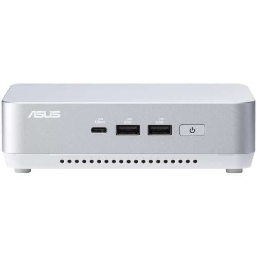 Asus NUC 14 Pro Plus Mini PC, сребърен, преден изглед