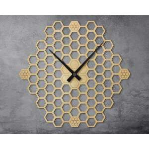 Méhsejtes Falióra, Természetes méhész óra fából, Több méretben
