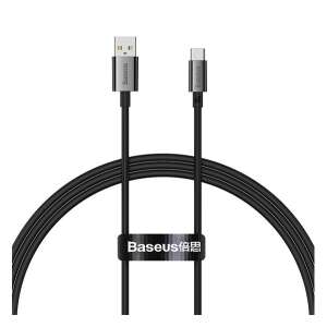 Baseus SUPERIOR USB-C - USB kábel, 100W PD gyors töltés, 100cm, fekete - Baseus