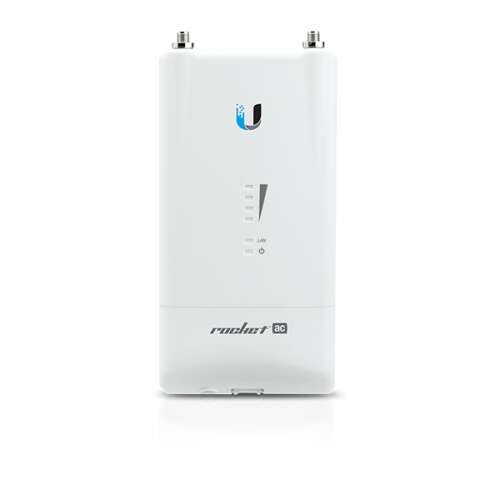 Ubiquiti Access Point WiFi N Outdoor Base Station - airMAX Rocket AC Lite (500Mbps@5GHz; 1Gbps; 27dBm; 24V PoE; RP-SMA)