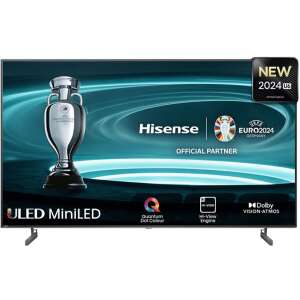 Hisense 55U6NQ 55 hüvelykes 4K Ultra HD Smart TV ULED MiniLED technológiával, Quantum Dot Colour, Hi-View Engine, Dolby Vision Atmos, Wi-Fi, szürke - Hisense
