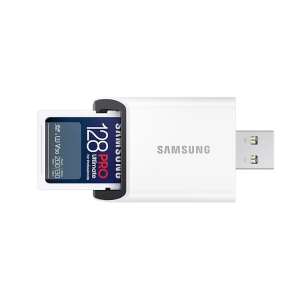 Samsung PRO Ultimate SDXC 128 GB UHS-I U3 [Scrieți 130 MB/s citire 200MB/s] cu cititor 105115471 - Samsung Carduri memorie