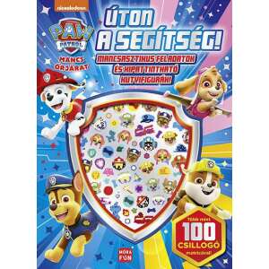 Kniha s aktivitami Paw Patrol s viac ako 100 lesklými nálepkami a vyskakovacími figúrkami šteniatok - Knihy