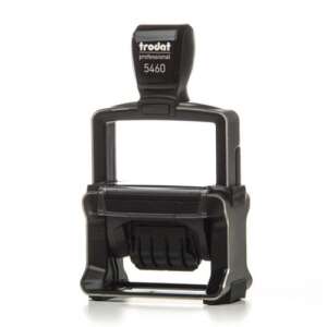Trodat 5460 Professional Dátum és Szöveg Bélyegző, 56x33mm, Fekete - Irodai bélyegző