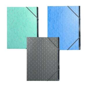 Exacompta NeoDeco harmonika mappa vegyes színekben, 350 lapos kapacitással, 5 mm vastagságú, FSC tanúsítvánnyal - Harmonika mappa