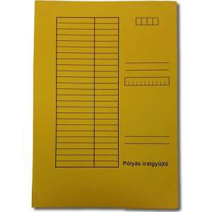 Sárga A/4-es Pólyás iratgyűjtő - Pólyás dosszié