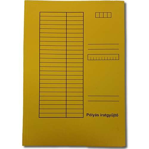 Sárga A/4-es Pólyás iratgyűjtő