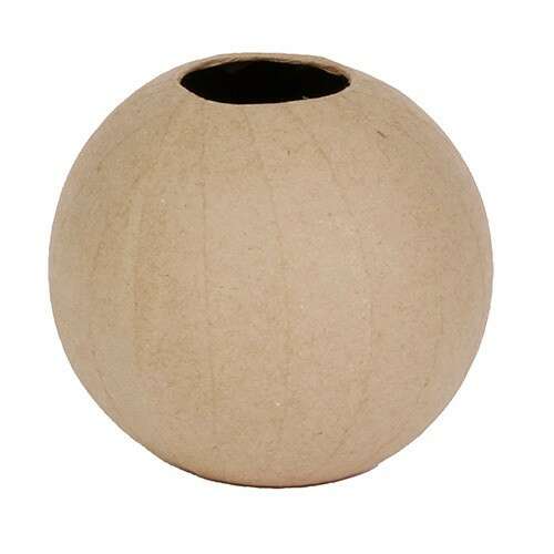 Clairefontaine Décopatch gömbváza, 10,5x11x11 cm, papírmasé, decoupage és akrilfestéshez