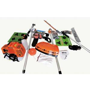 IDWA 8 in 1 multi tool kit, 55cc 2 stroke, includes brush cutter, hedge trimmer, chainsaw, pole saw, and grass trimmer - Multitool