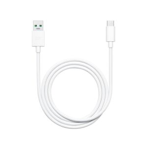 OPPO USB-C - USB-A töltőkábel, 65W, 1m, fehér - USB kábel