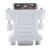 DVI (24+1) apa – VGA (15-tűs) anya aranyozott adapter, szürke 131444380