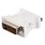 DVI (24+1) apa – VGA (15-tűs) anya aranyozott adapter, szürke 131444380