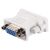 DVI (24+1) apa – VGA (15-tűs) anya aranyozott adapter, szürke 131444380
