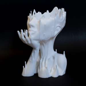 PipeCox Absztrakt Virágtartó - Szobor Kaspó - 110x140x157 mm