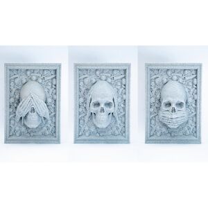 STLFLIX - Három Bölcs Koponya - 3D Nyomtatott Dísztárgy - 147x56x210 mm