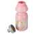 Starpak Einhorn Wasserflasche, rosa, 350 ml, mit offenem Deckel