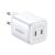 Adaptér Ugreen CD294, GaN, 2x USB-C, 45W, QC, PD, biely 105149604