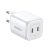Adaptér Ugreen CD294, GaN, 2x USB-C, 45W, QC, PD, biely 105149604
