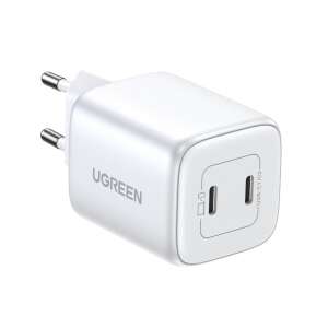 UGREEN CD294 45W GaN Schnellladegerät mit zwei USB-C-Anschlüssen, weiß - Ugreen Netzwerkadapter